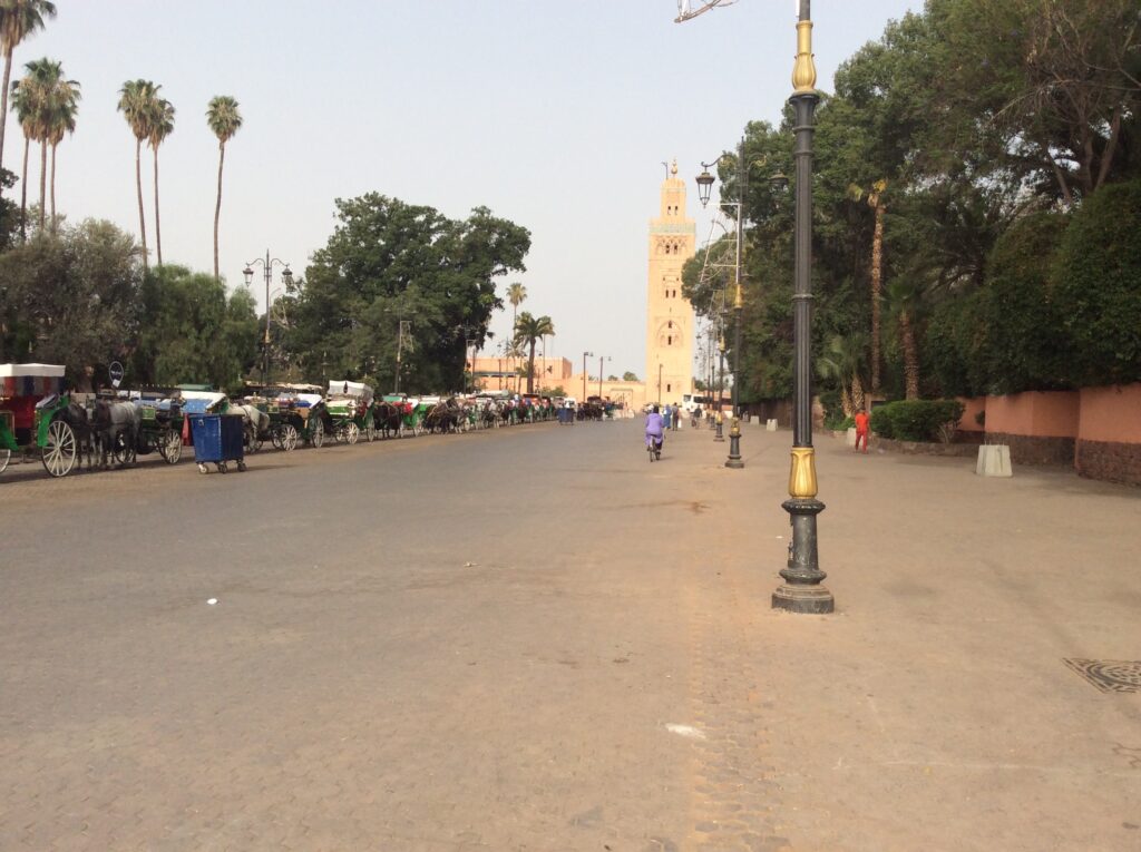 My faraway photo of The Koutoubia Mosque in Marrakesh near the market  n not to far from my Moon in IC line in astrocartography