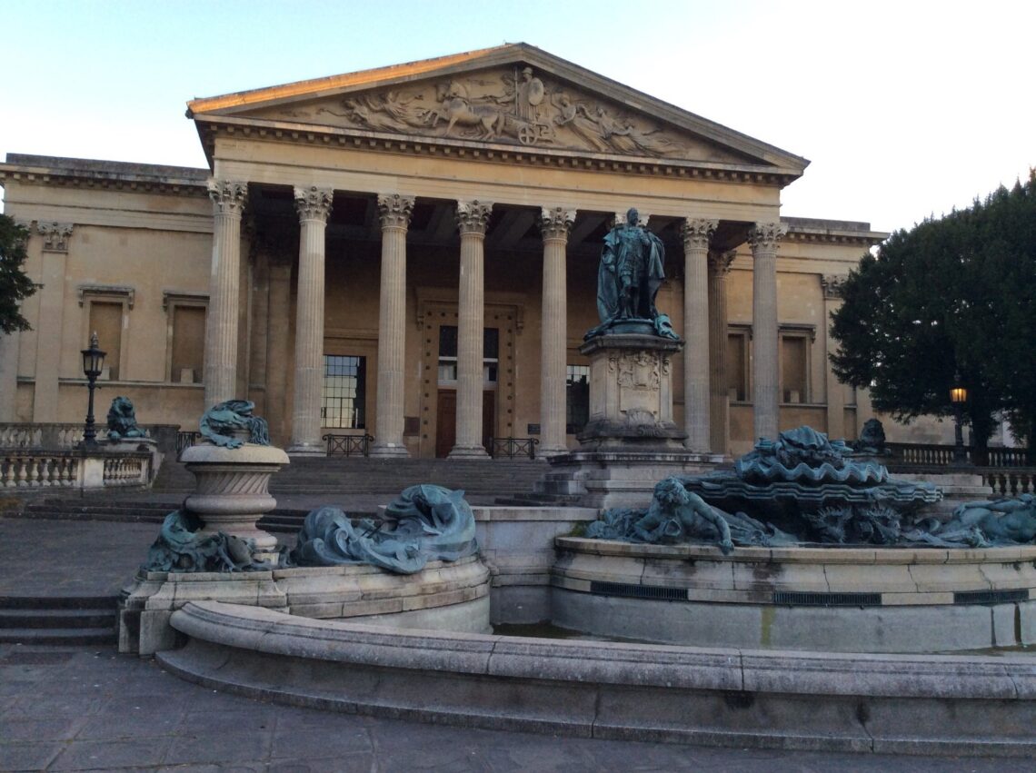 Photographed early in the morning of the Victoria Rooms, which houses the University of Bristol's music department in Clifton, Bristol, England.