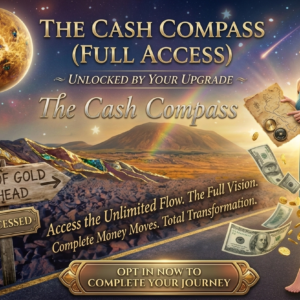 Promotional image that matches the website header. A barefooted. woman in a blue dress with a leather backpack walks the Rocky Road barefooted holding a map. In the distance planet Venus the stars Rookie volcano environment side reads pot of gold straight ahead. Is blowing in the air behind her.
